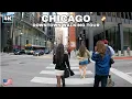 4K CHICAGO ILLINIOS - ADAMS STREET MICHIGAN AVENUE MONROE DRIVE WALKING TOUR