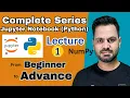 NumPy Python Jupyter notebook Python NumPy Tutorial for Beginners