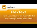 How to Convert Text Files with MapForce FlexText