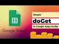 Basic doGet Google Apps Script