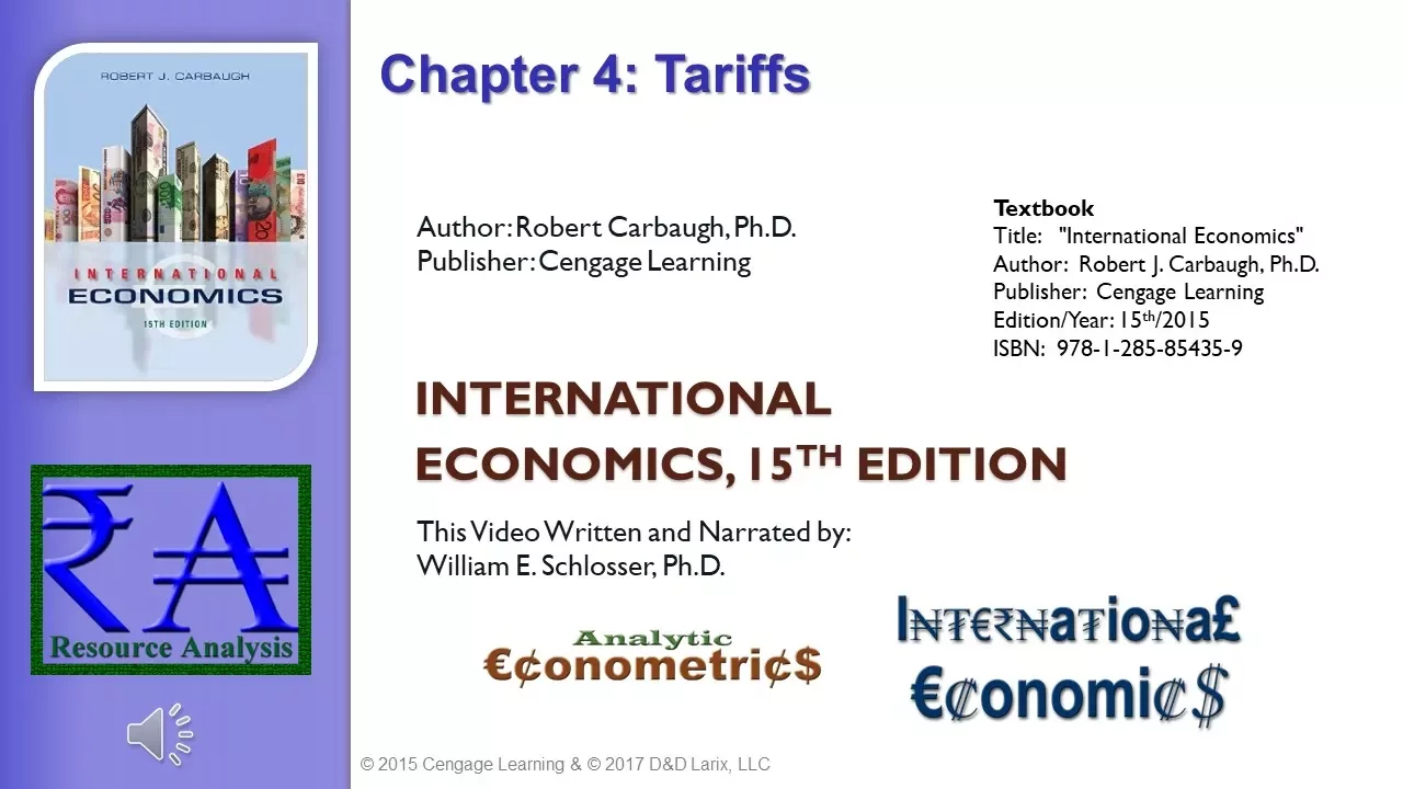 Intl Economics - Chapter 04: Tariffs