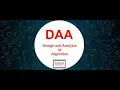 Brute-Force Algorithm Part 1 DAA Malayalam