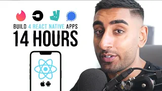 React Native Crash Course for Beginners - Build 4 Apps in 14 Hours Redux Tailwind More