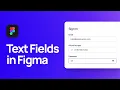 How to design text fields in Figma Figma Tutorial 2023