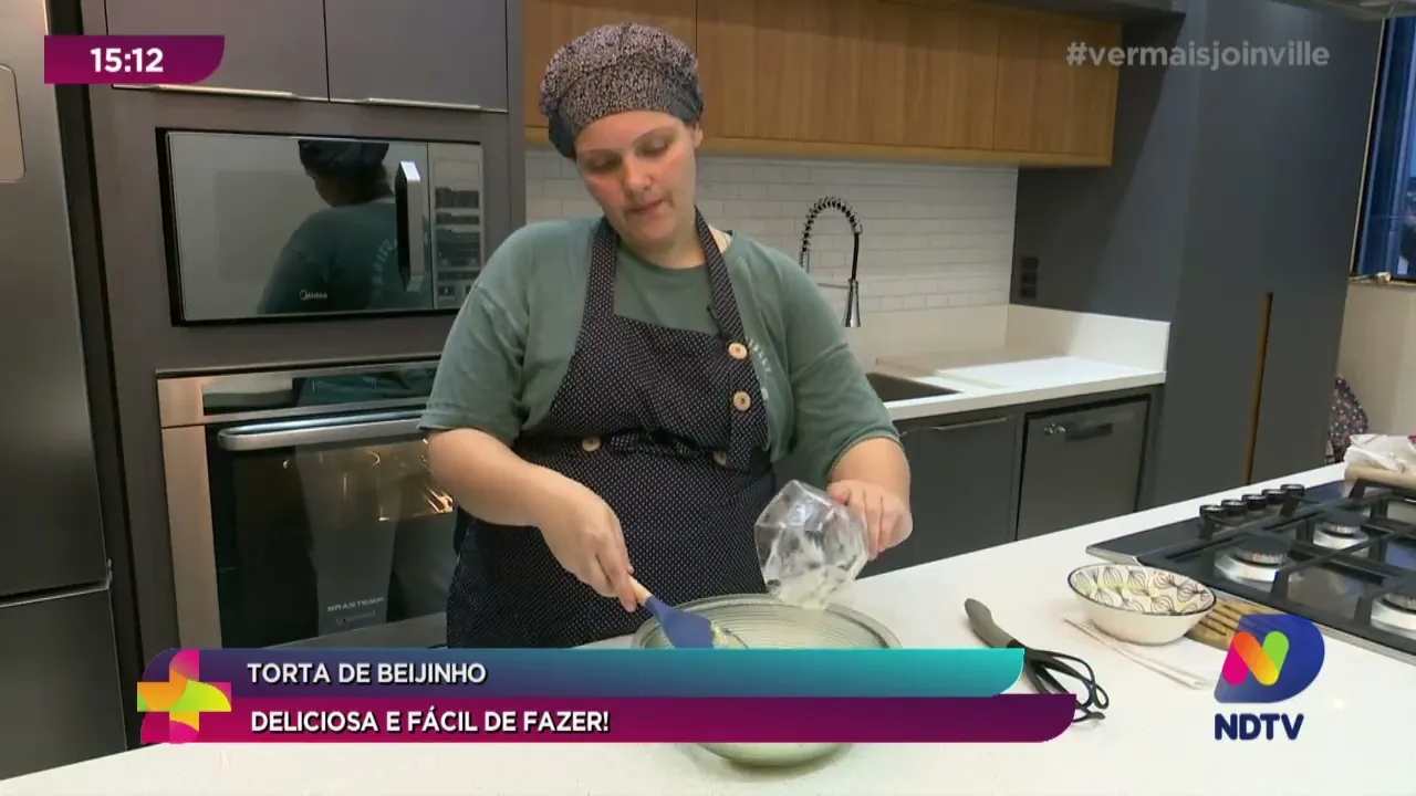 Torta de beijinho, deliciosa e fácil de fazer!