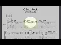 C Butt Rock | Chris Duarte | Custom Guitar Transcription | Custom Music Transcription
