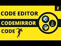 How to make a web CodeEditor like vscode using Codemirror