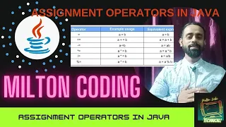 Assignment Operators Example in Java Hindi Java Assignment Operators