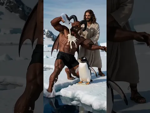 Do not touch the penguins.#jesus #funny #jesuslovesyou