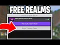 How To Make a Minecraft Realm For Free - Minecraft Bedrock