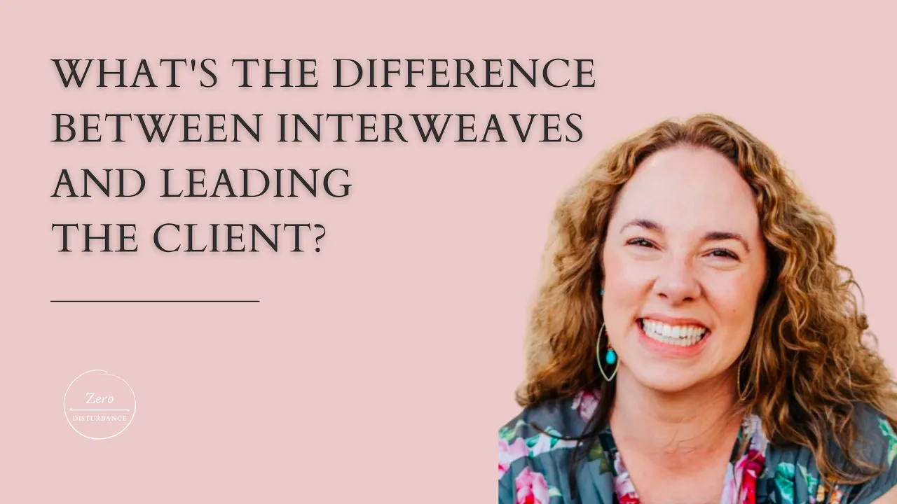 What's the difference between interweaves and leading the client?
