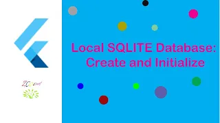 Flutter SQLite Local Database Create and open