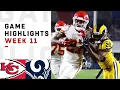 The Greatest Regular Season Game of All Time Chiefs vs Rams 2018 Highlights