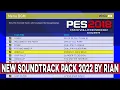 PES 2018 NEW SOUNDTRACK PACK BY RIAN