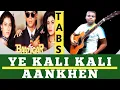 Download Lagu Ye Kali Kali Aankhen Guitar Lesson Tabs || Melody+Music For Beginners || Baazigar |Kumar Sanu | SRK|