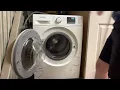 Samsung WF80F5E0W4W spin only full cycle door open super loud