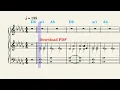 Samantha Ebert — Overthinking — Piano Sheet Music