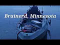 Kayak Fishing In Brainerd Minnesota Stayed At A Lake House
