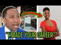 Stephen A Smith BRAGS About Turning Female ESPN Analysts Into Media Stars
