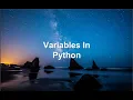 Variables in python Arabic