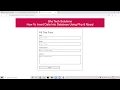 Insert Data Into Database Using Php and Mysql Data Insert Into Database Using Mysql Php