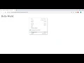 Part 6 Hello World Example in HTML