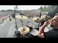 Aaron Lagrone - Travis Denning "Red Round Here" (Live Drum Cam)