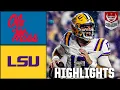 Ole Miss Rebels vs LSU Tigers Full Game Highlights ESPN College Football