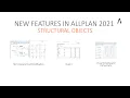 New Features in Allplan 2021 - Structural Objects