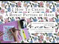 How to Create a Repeat Pattern by Hand A Digital Free Tutorial