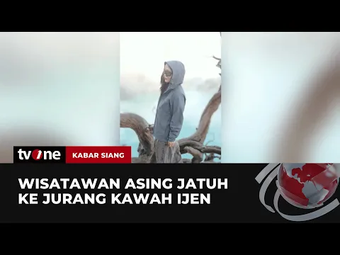 Asyik Selfie, WNA Asal China Tewas Terjatuh di Jurang Kawah Ijen