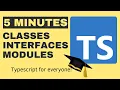 How to use Classes modules and interfaces