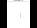 Python Turtle - Draw letter N