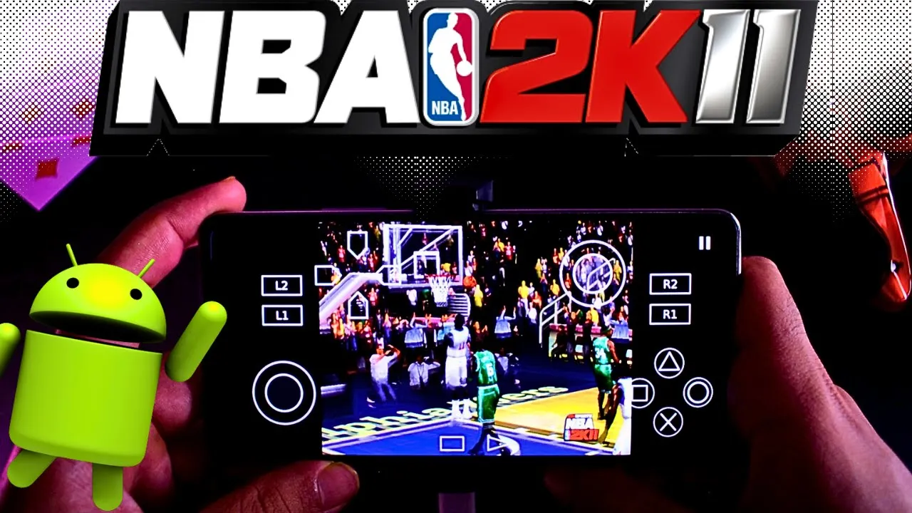 NBA 2k11 Android Gameplay | PS2 Emulator Android | Aethersx2 Android