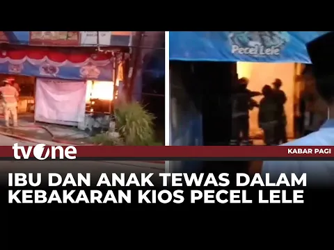 Kebakaran Kios Pecel Lele di Bogor Tewaskan Ibu Dan Anak