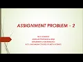 Assignment Problem 2 - Resource Management Techniques