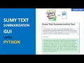 Sumy Text Summarization Using Python