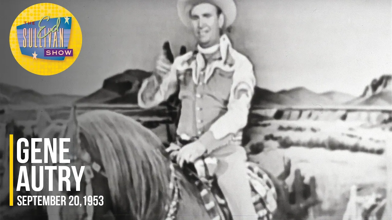 Gene Autry "Back In The Saddle Again" on The Ed Sullivan Show Gene Autry "Back In The Saddle Again" on The Ed Sullivan Show