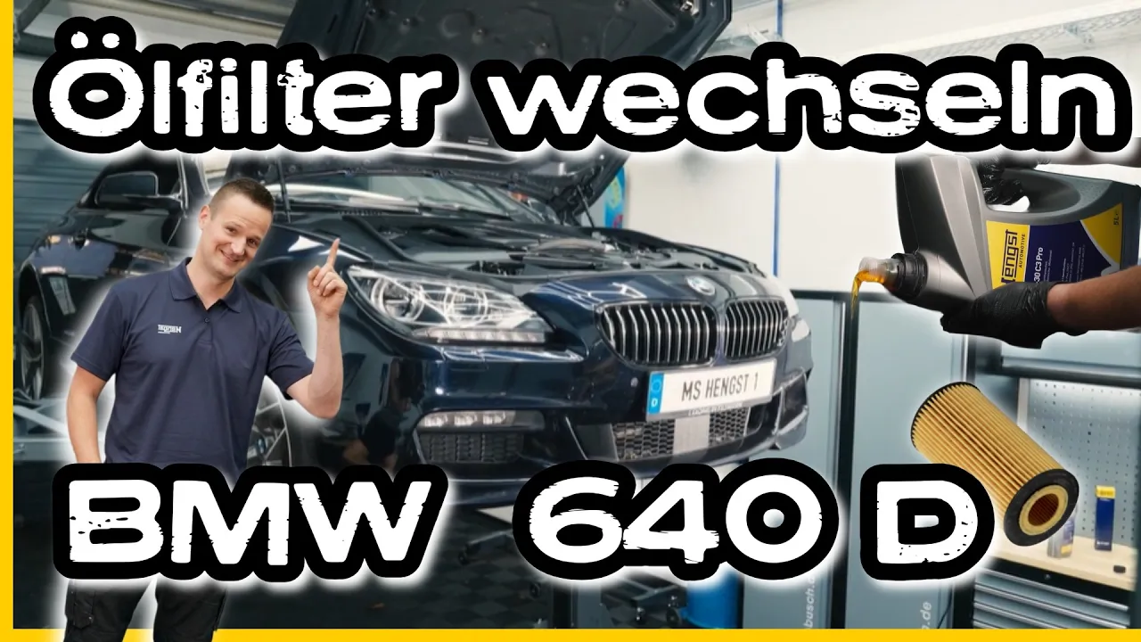 BMW F12 640d Ölwechsel Tutorial – N57 Motor Schritt für Schritt | HENGST.Garage
