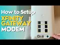 How to Setup and Install Xfinity Gateway