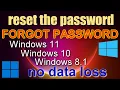 Download Lagu ✨How To Reset Forgotten Password In Windows 11, 10 \\ 8.1 Without Losing Data\\Without programs