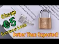 1458 Cheap German Lock Exceeds Expectations Burg Wachter Profi
