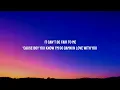Tate McRae - go away (Lyrics)