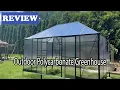 Outdoor Polycarbonate Greenhouse Review - Watch before buying this greenhouse