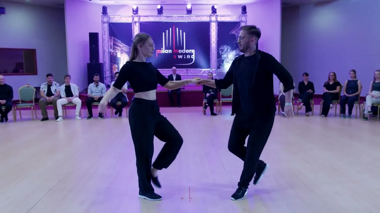 Łukasz Łukaszewicz & Anna Krzyśko - 3rd place Advanced Jack&Jill Finals - Milan Modern Swing 2024