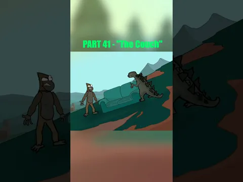 Quick Break. #trianglevsmonkey #animation #godzilla #memes