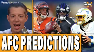 AFC Playoff PREDICTIONS: Bengals, Ravens, Chargers + Chiefs & Texans MISS playoffs? | HERD NFL