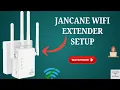 Fix Weak WiFi Jancane WiFi Extender Setup Tutorial WPS Method