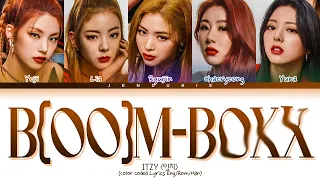 ITZY B OO M BOXX Lyrics 있지 B OO M BOXX 가사 Color Coded Lyrics Eng Rom Han 