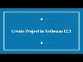 Create java project in netbeans latest version 12 3 Add external jar file Problem Solved